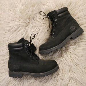 Black Men's Suede Timberland Boots